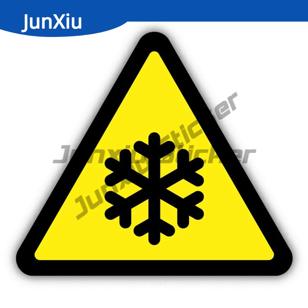 

Snow Warning Sign Sticker Car Camper Laptop Phone Guitar Yacht Sunscreen Bumper Scratch-proof Decal X 500 Motorcycle Stickers