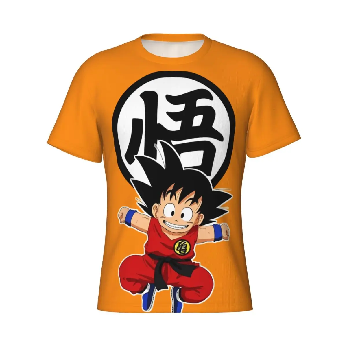 Camiseta Dragon Ball Z para Homens e Mulheres Goku DBZ Anime Casual em Poliéster com Gola Redonda e Manga Curta Tamanhos Grandes