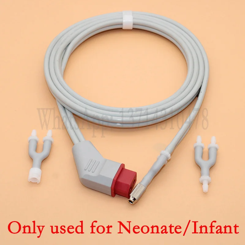 

NIBP Blood Pressure Cuff Air Hose Y Connector Extension Dual Tube for Nihon Kohden BSM/OPV/DDG Series,Only for Neonate/ Infant