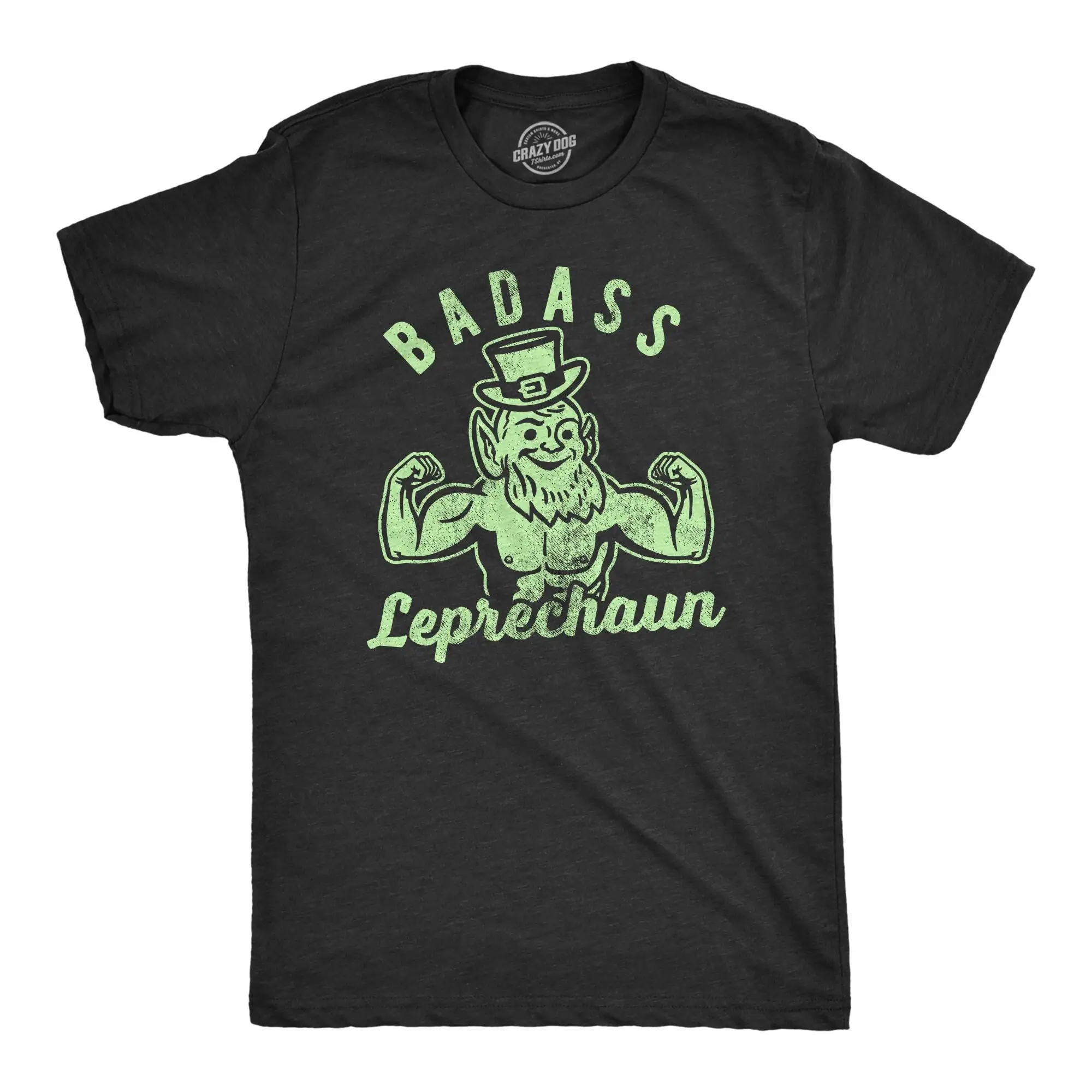 Badass Leprechauns St Patricks Mens T Shirt Shamrock Four Leaf Clover Funny Drinking Workout