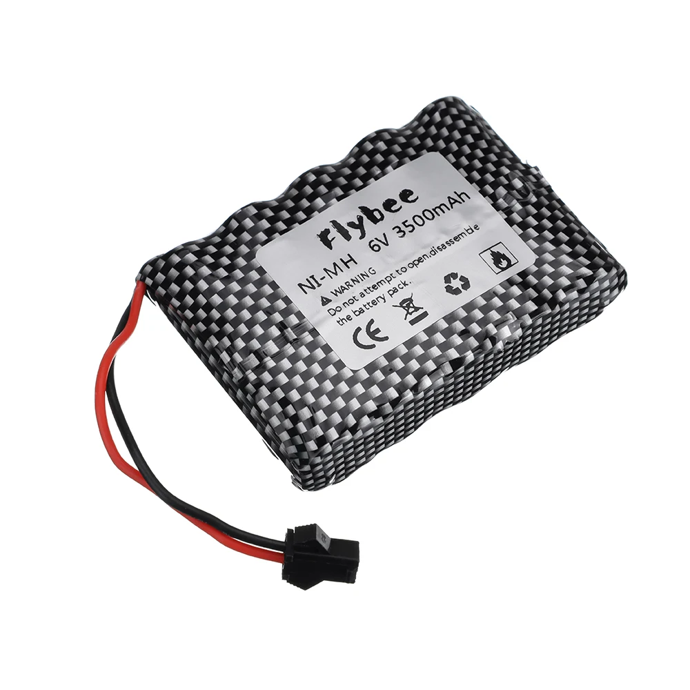 Aa NiMH 6V Batteries with SM Plug 3500mAh 6V Battery + USB Charger 6v Rechargeable Battery Pack For Rc toys Cars Robots Boats