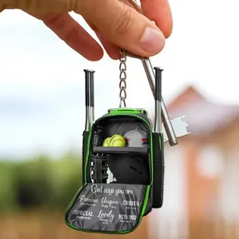 8 最佳銷售 棒球鑰匙圈 - №3