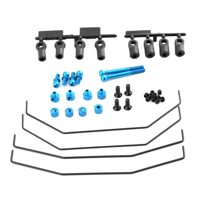 Kit de barra estabilizadora dianteira e traseira 22037 para Tamiya TD4 1/10 RC Car Upgrade Parts Acessórios