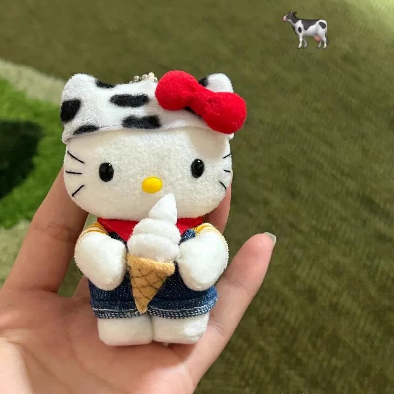 

Miniso Sanrio Hello Kitty плюшевая игрушка Kawayii брелок в стиле ранчо Ins корейский стиль мультфильм анимация подарок для друга на день рождения