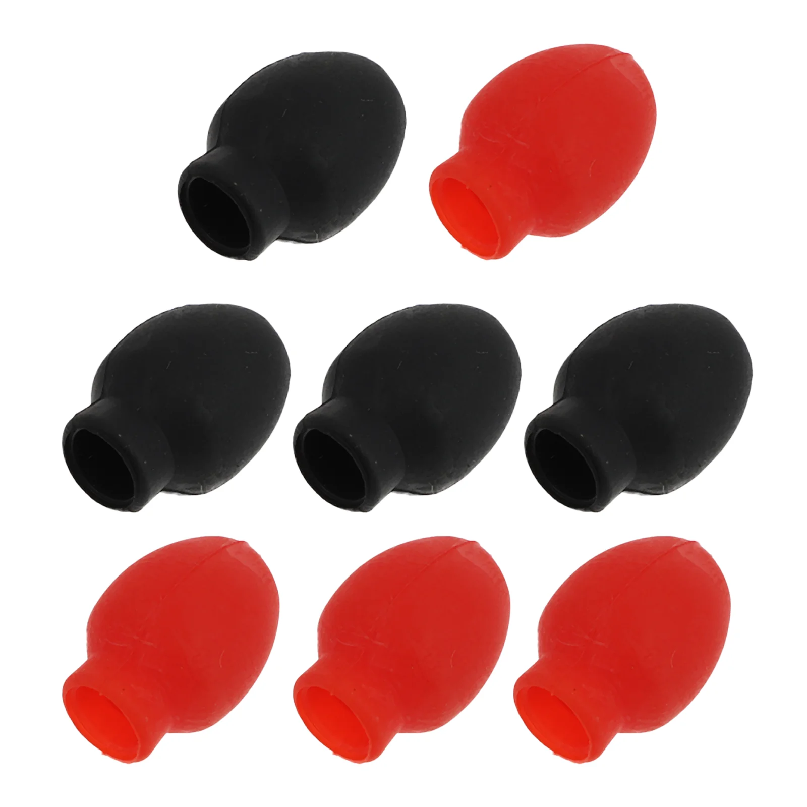 

8 PCS Drumstick Set Caps Mute Accessories Silicone Practice Percussion Tip Silent Rubber Marching Protectors Sound Dampeners