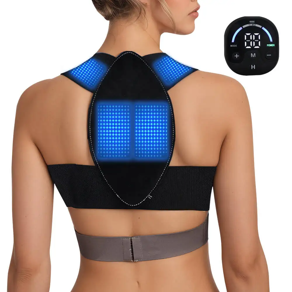 

EMS Posture Corrector Active Resistance Training System for Upper Back Strength Shoulder Alignment Stretches Chest Strengthens