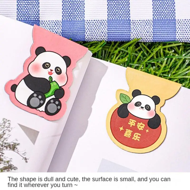 Страничная маркировка привлекательная сильная адсорбционная сила МАГНИТНЫЙ двусторонний узор прозрачная печать прекрасный Канцтовары подарок Закладка