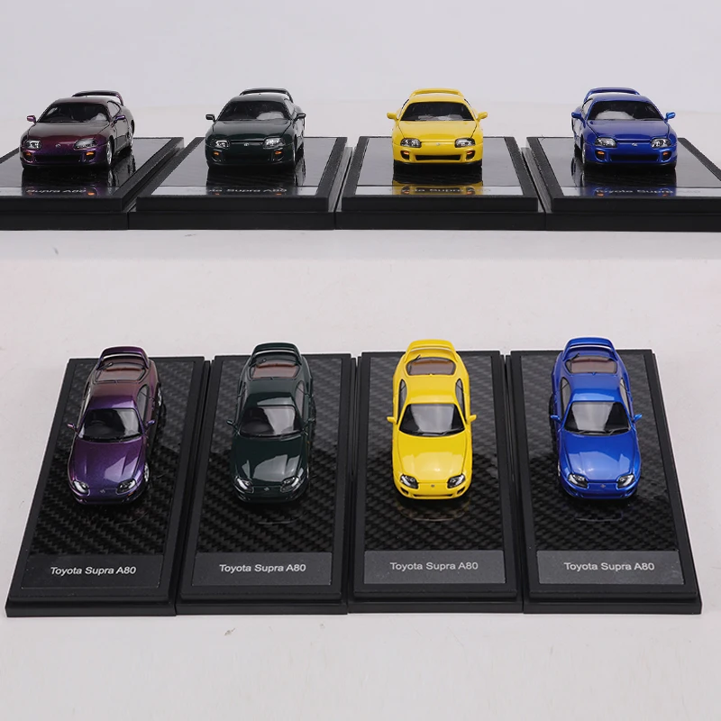 LCD 1:64 Supra A80 Alloy Model Car Can Open The hood view 2