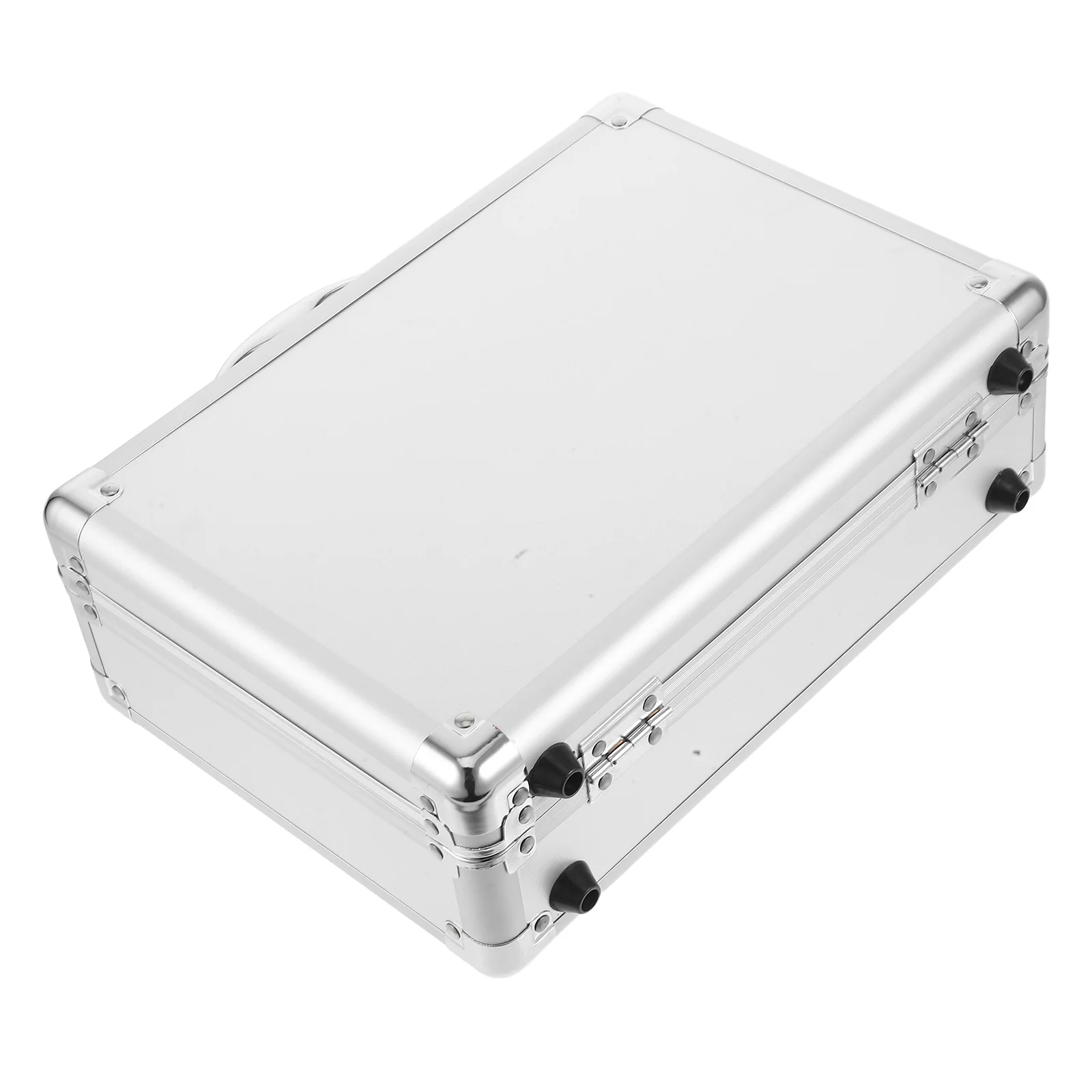 حقيبة قوية من سبائك الألومنيوم أداة محمولة صلبة حقيبة تخزين متعددة الوظائف لإكسسوارات الكاميرات والآلات والمكياج للرجال