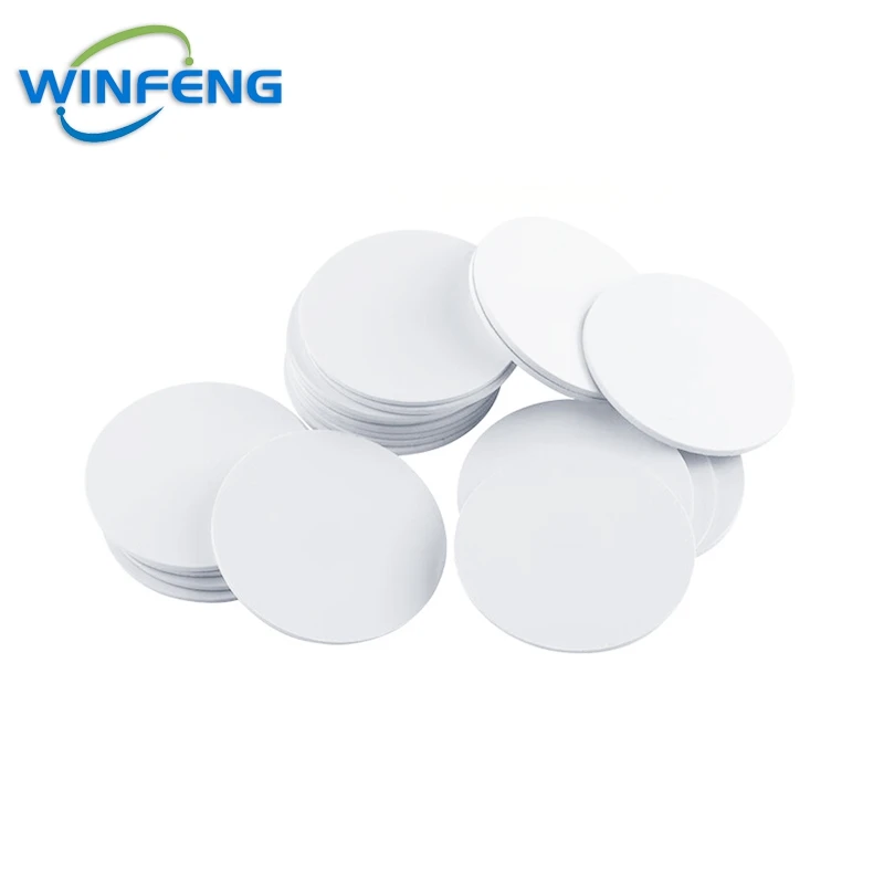 1/2/5Pcs 125KHz RFID Tags T5577 Round Coin PVC Disc Tag EM4305 Rewritable Proximity Chip Card Label For RFID Copier