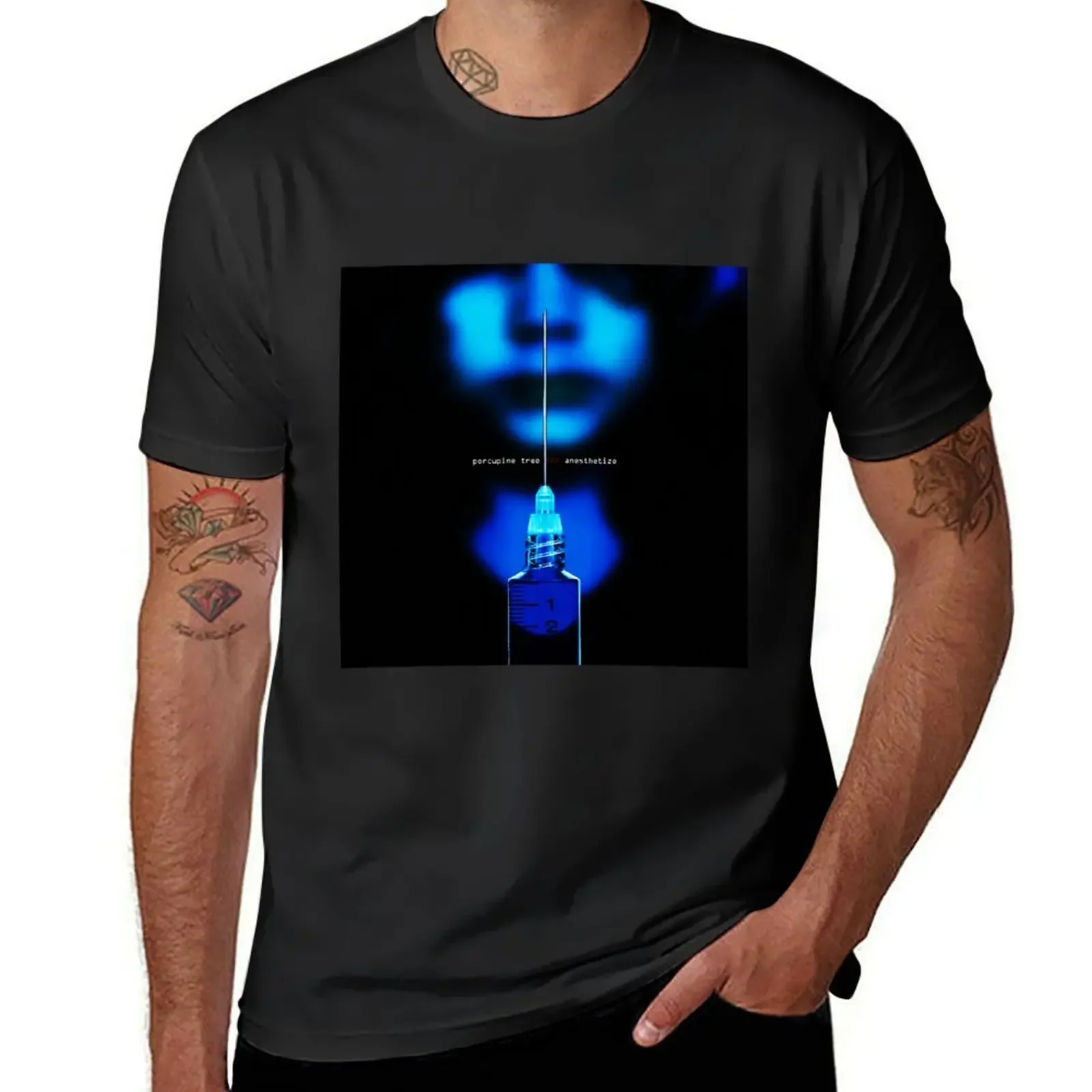 Футболка progresive для мужчин, винтажная аниме-рубашка с рисунком горного металла, поркупина, gaspol, летняя одежда