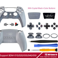 Housing Case Kit For PS5 Controller Shell BDM-010/020/030/040/050 For PS5 30th Anniversary Front Back Cover Touchpad Buttons