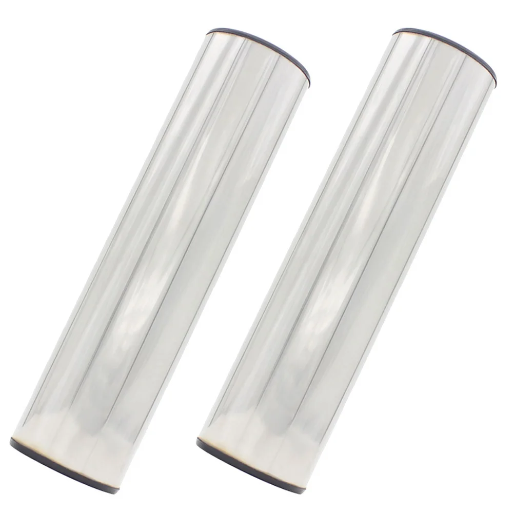 

2pcs Metal Sand Shakers Percussion Instruments Rhythm Hammer Band Accompaniment Smooth Surface Beads Inside Music Sound Beginner