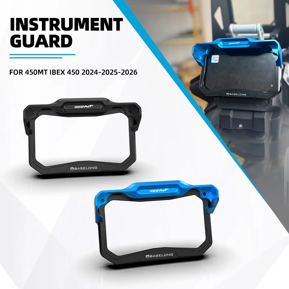 

2025 для CFMOTO 450 MT 450MT Ibex 450 CNC TFT-защита с солнцезащитным козырьком, рамка, крышка экрана, блики, защита Ibex450 2024 2026