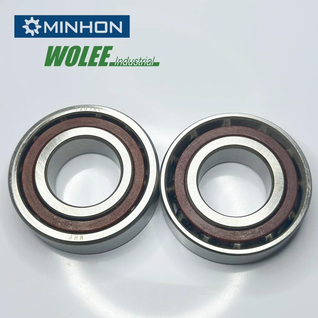 7205AC 7205C angular contact ball bearings 25x52x15mm