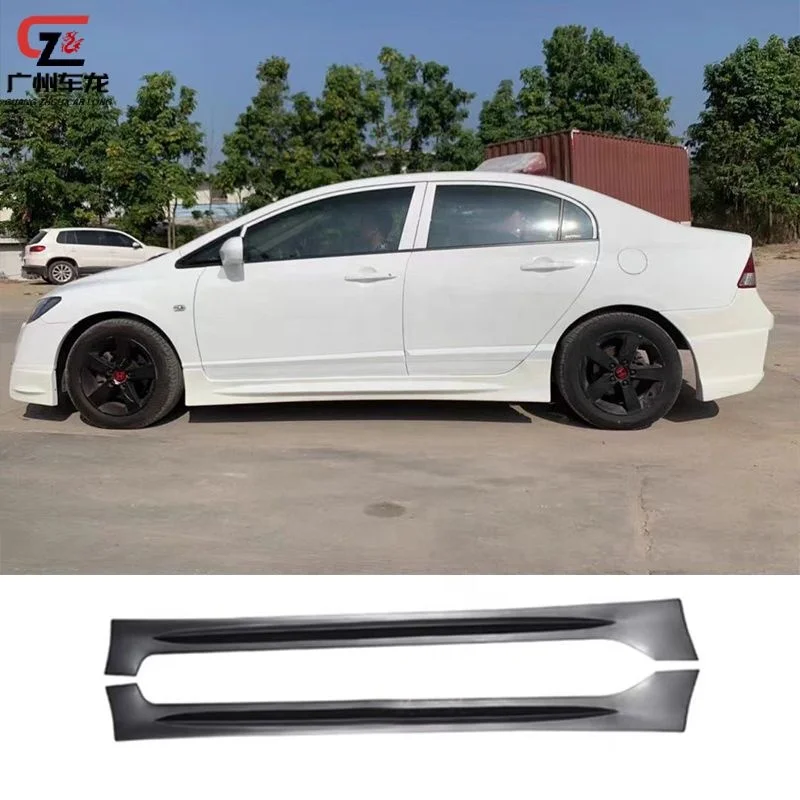 Hot Selling ABS Material RR Style Car Bumper Front Lip Rear Lip Side Skirts for Honda Civic CIIMO 2012-2015 Car Bodykit - Image 4