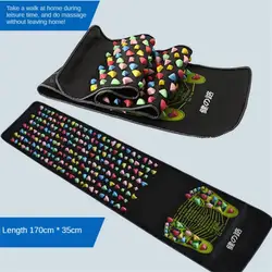 Foot Massage Mat Healthy Acupuncture Foot Mat Reflexology Walk Stone Leg Pad Pain Relief Healthcare Acupressure Mat Massageador