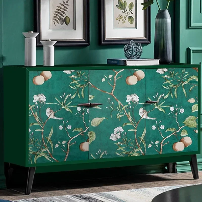 Contact Paper Floral Peel and Stick Wallpaper Vintage Self Adhesive Removable Decorative Wallpaper for Bedroom Cabinets Bathroom