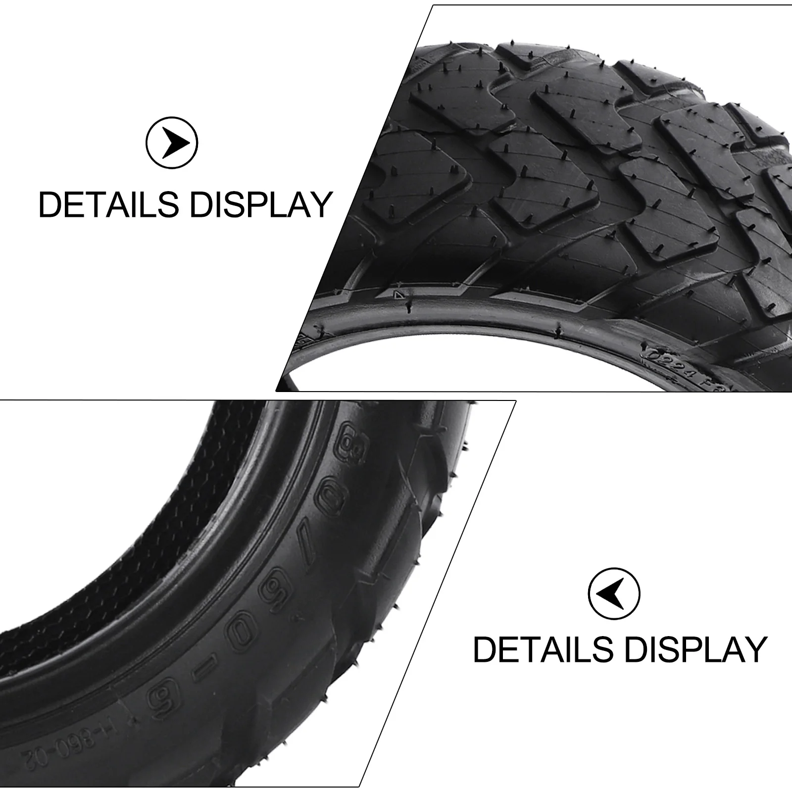 

Long Lasting Tubeless Tire Tyre Electric Scooter Enthusiasts Rubber Thickened Easy Installation Scooter Repair