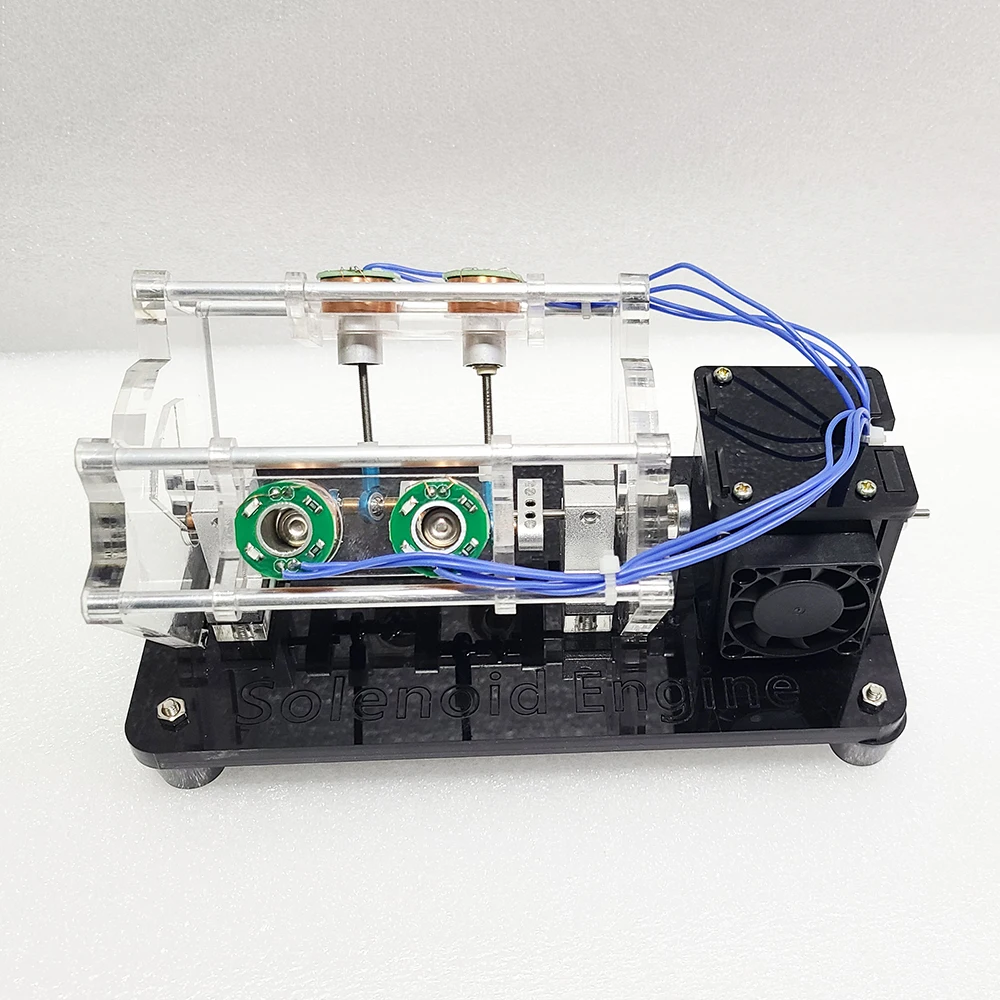 V4 Electromagnet Engine Model Can Start High-speed Motor Car V-type Four-cylinder Engine Creative Toy Gift