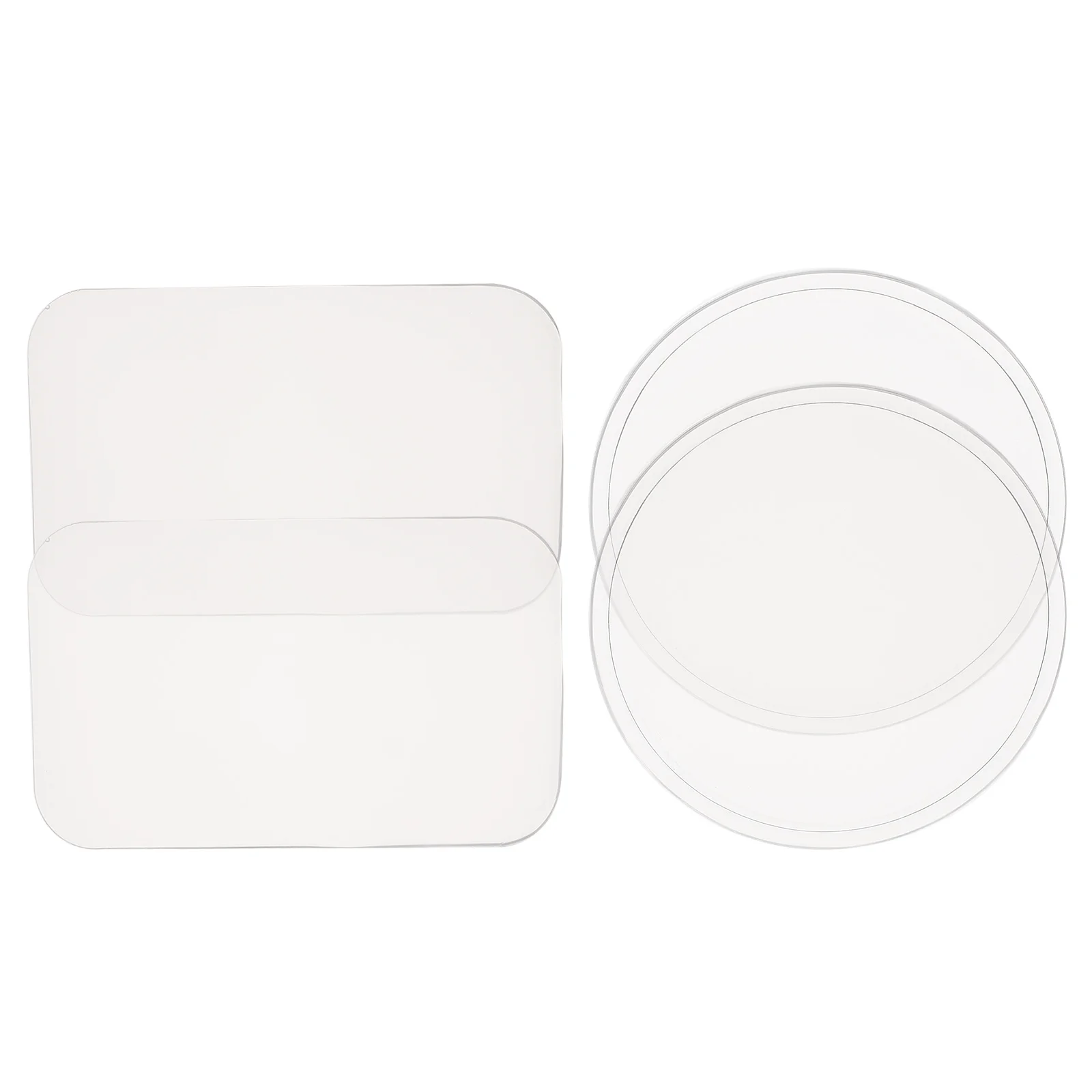 4 pezzi vassoio per estensione ciglia cuscinetto per innesto ciglia in silicone supporto per ciglia finte uso in salone strumenti per pallet acrilico multiuso