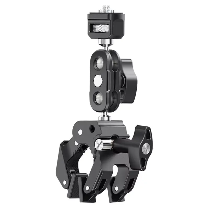 

A37T-CO78 Eagle Claw Powerful Pea Pod Clamping Kit 3-Jaw High Stability With 1/4" Cold Shoe Mount For Outdoor Shot
