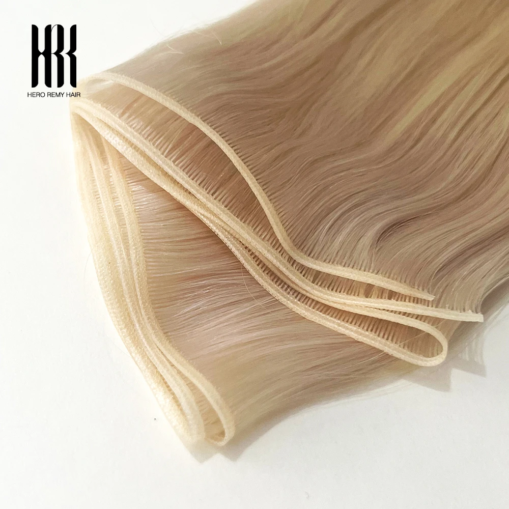 Genius Weft 100G/pc Real Remy Human hair Straight Invisible Chinese Hair Extensions Hair Bundles For Women Hair Weave 16-22 Inch