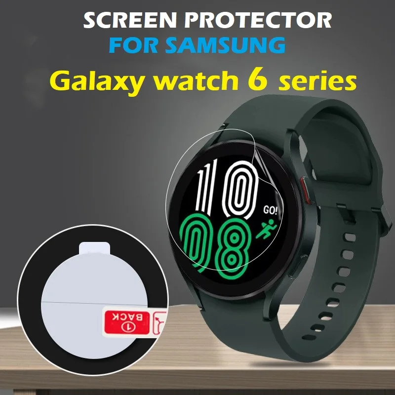 10PCS TPU Hydrogel Screen Protector for Samsung Galaxy Watch 6 Classic 43mm 47mm 40mm 44mm Smart Watch Soft Protective Film