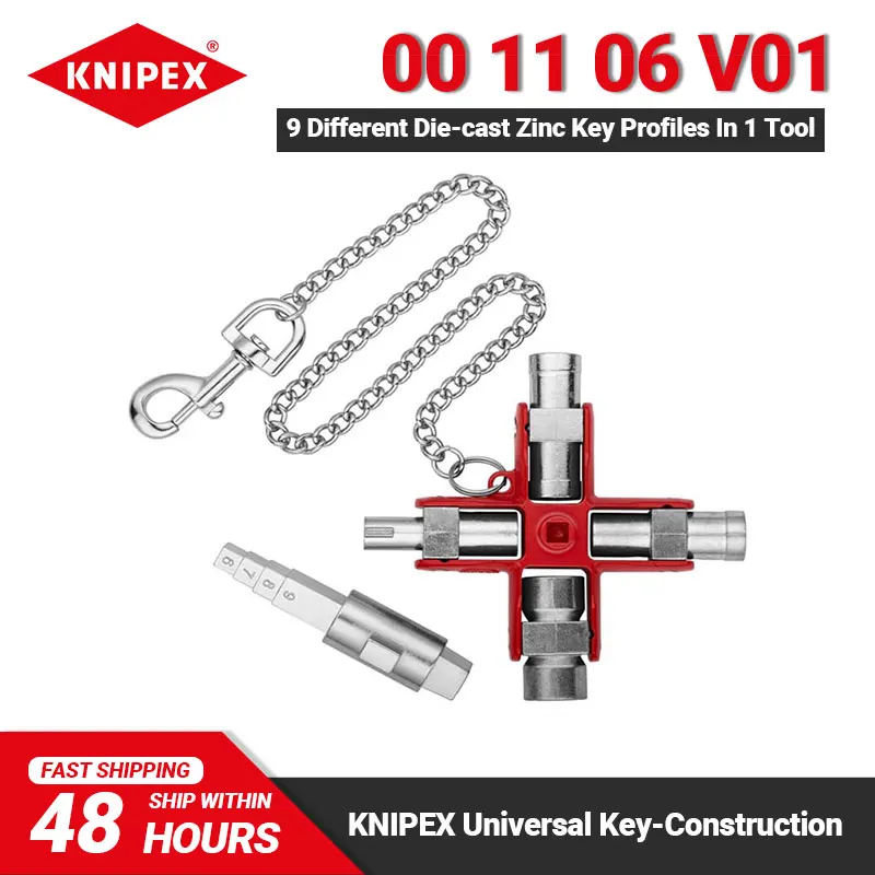 KNIPEX 00 11 06 V01 Universal Key \