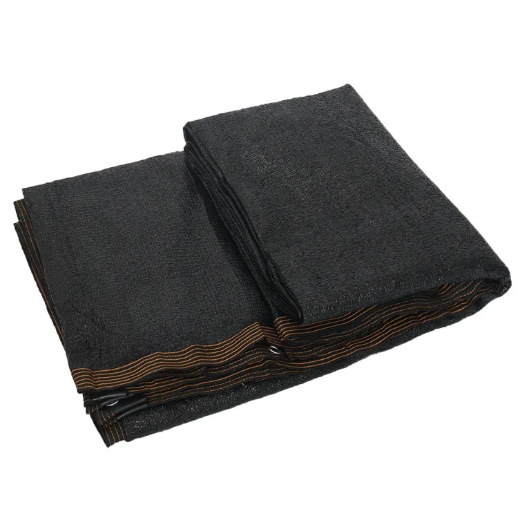 2025年工場直送 高品質 ブラック サンシェードネット バルコニー 中庭 温室 農業用 遮光ネット