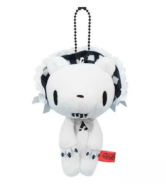 10CM Gloomy Bear Taschenanhänger Niedlicher Bären-Stil Weicher Plüsch-Schlüsselanhänger Y2K-Stil Handgefertigter Schlüsselanhänger Geburtstagsgeschenk – Detail 3