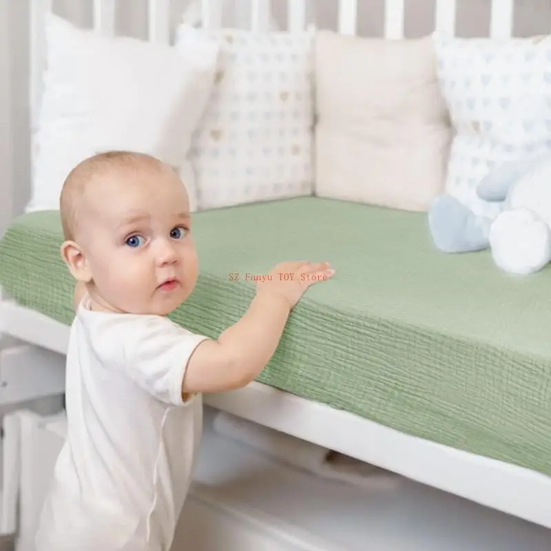 96GC الطفل ملاءة سرير لحديثي الولادة حشية متغيرة كم لينة ومريحة المجهزة ملاءات حمالات غطاء مرتبة #2