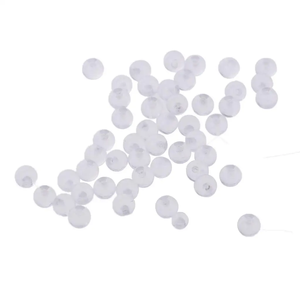 Acrylic Piercing Ball Jewelry Kit Clear Replacement Parts for Body Jewelry Eyebrow Navel Tongue and Lip Rings Set