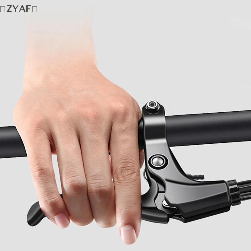 [0ياف] مقبض فرامل خفيف للغاية عتلات فرامل على شكل حرف V/مقبح قرصي مقبض فرامل سبائك الألومنيوم مجموعة فرامل قرصية للدراجة الهيدروليكية الجبلية