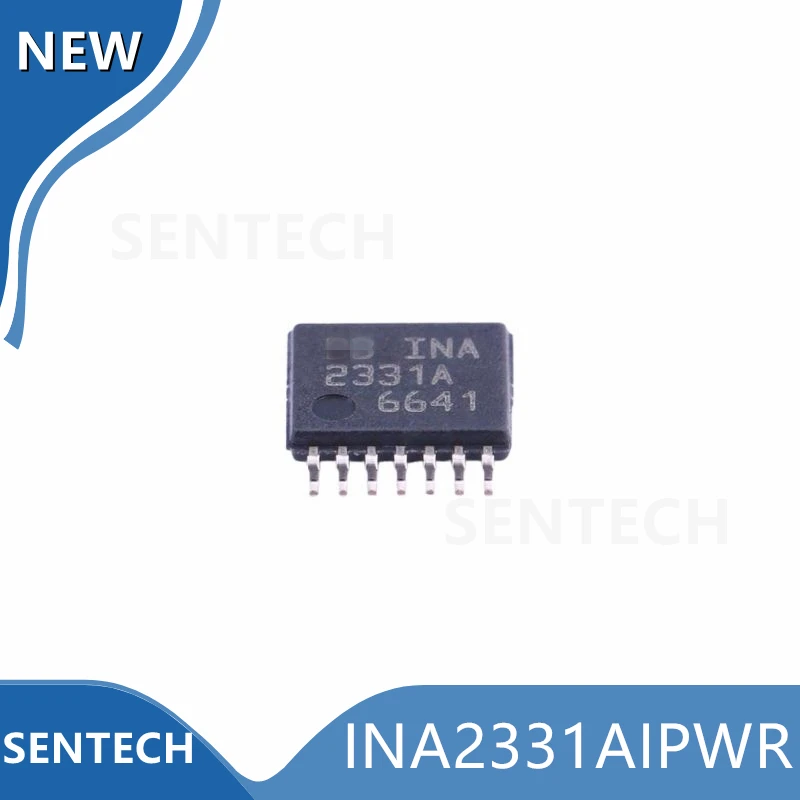 5PCS New original INA2331AIPWR TSSOP-14 Low power single supply CMOS instrumentation amplifier