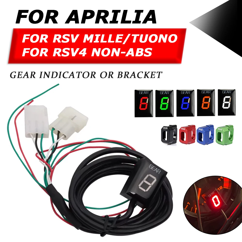 Motorcycle Accessories Gear Indicator Ecu Mount Speed Gear Display For Aprilia RSV4 Non ABS RS V4 RSV 4 RSV Mille Tuono Parts