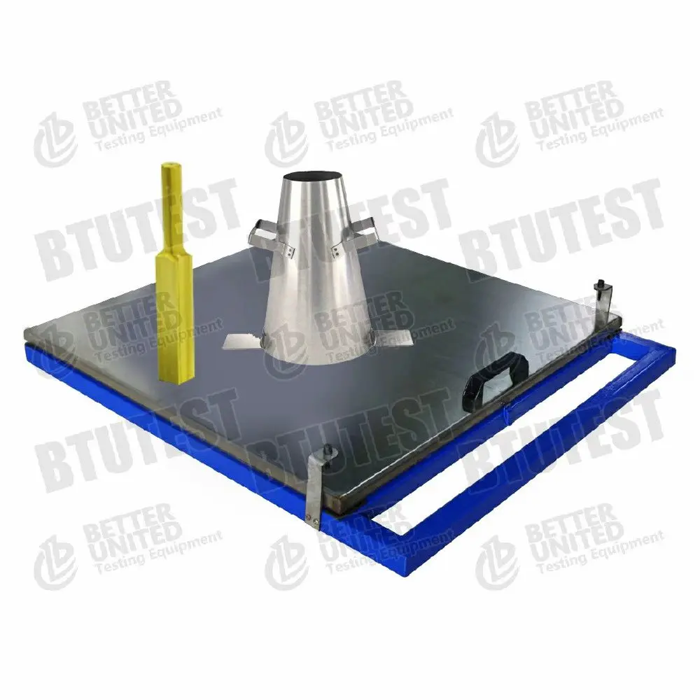 Factory Outlet Stainless Steel Flow Table Mould Electronic Power Equipment for Compression Lab Work 1-Year Warranty ASTM