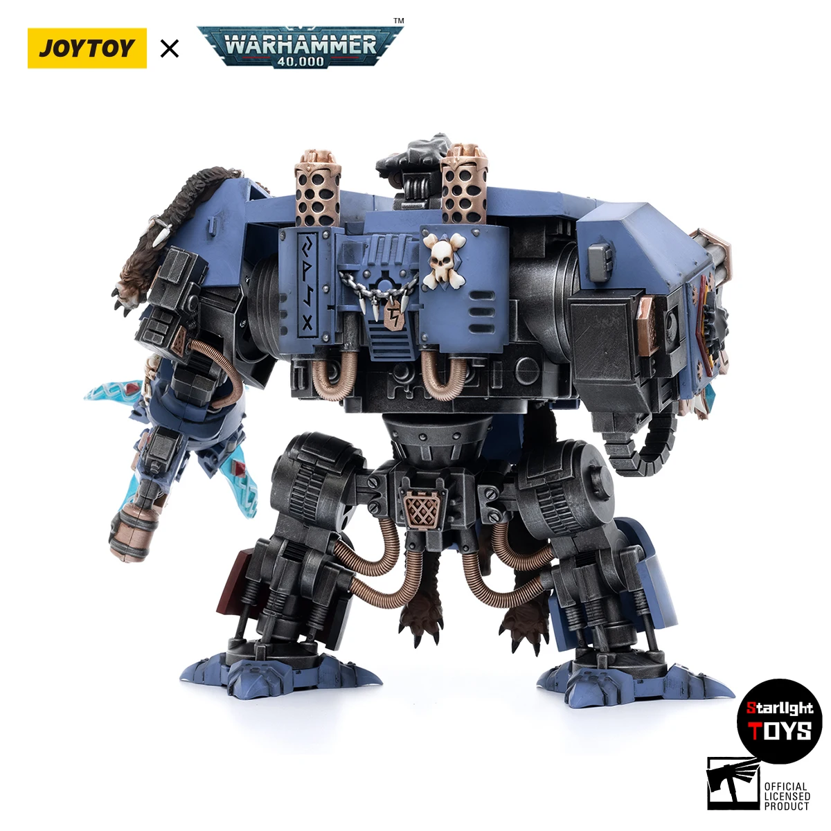 【متوفر】JOYTOY 1/18 عمل الشكل Warhammer 40K Space Wolves Bjorn دمية لعبة مجسمة ذات يد سقطية