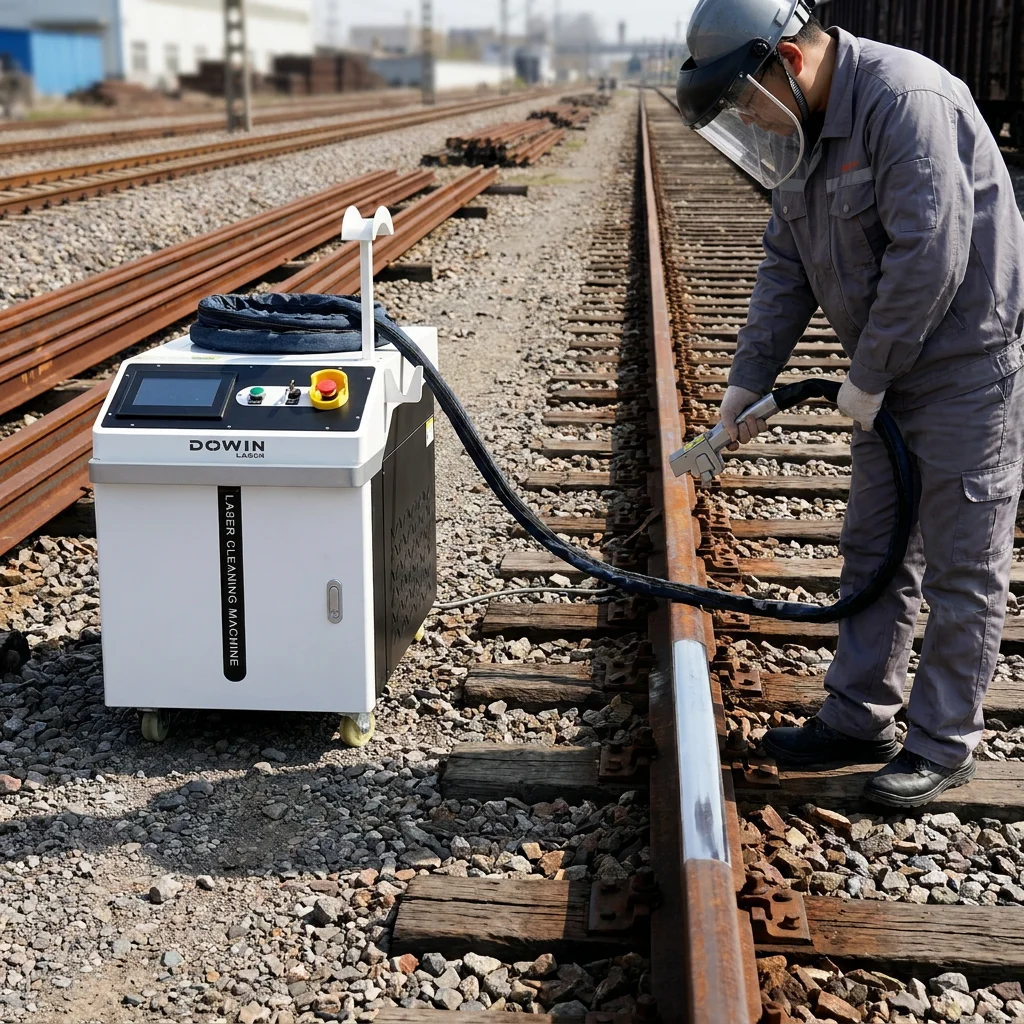 Portable New 1500W/2000W Fiber Laser Water-Cooled Cleaning Machine With Easy Operation