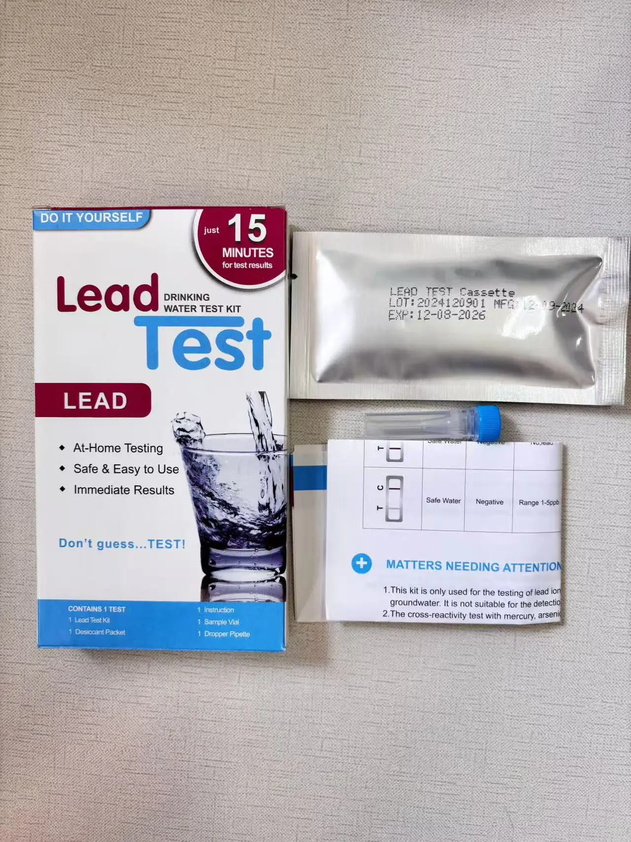 

Lead Test Kit for Drinking Water Pb Test