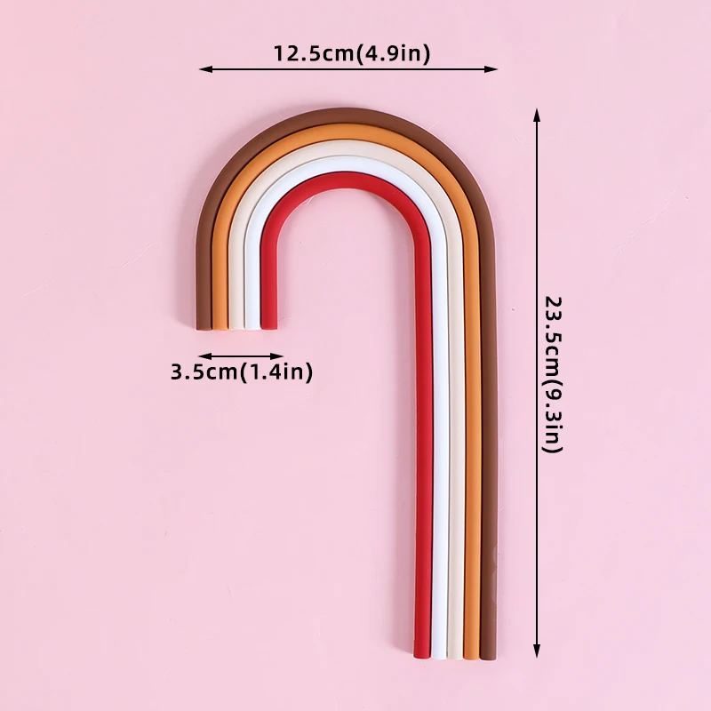 Regenbogen-Kuchenaufsatz, buntes Regenbogen-Thema, Kuchendekorationszubehör für Jungen oder Mädchen, Geburtstagsfeier und Hochzeit, Babyparty-Dekoration – Detail 23