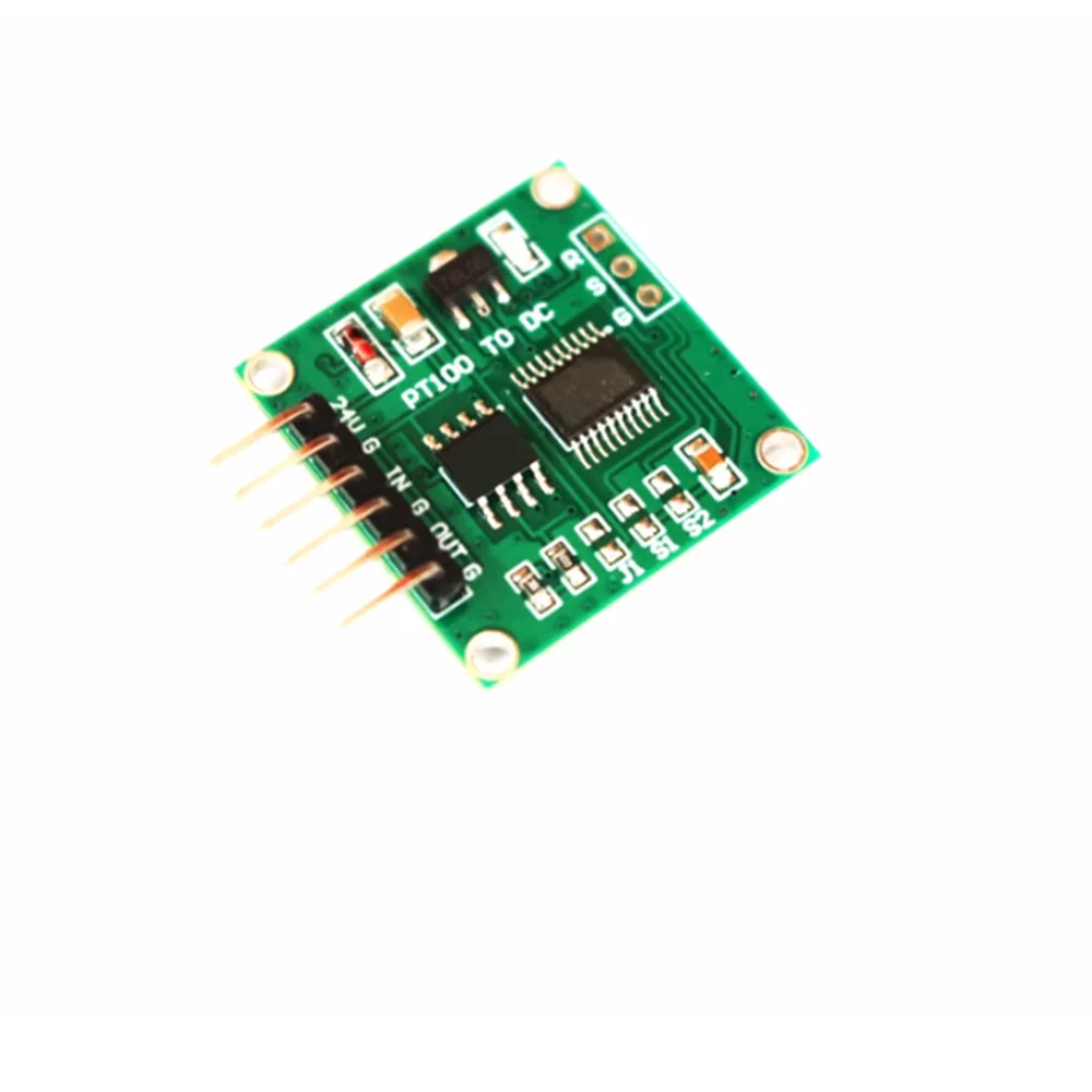 Thermal resistance to voltage conversion PT100 to 0-5V 0-10V linear conversion  temperature transmitter module