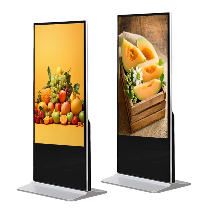 

55 Inch Floor Stand Digital Signage Advertisement Totem Displays Android Advertising Display Touch Screen Kiosk