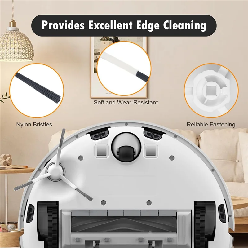 

Classy-Replacement Accessories For Dreame D10 Plus Gen 2 Robot Vacuum Main Side Brush Hepa Filter Mop Cloth Dust Bag