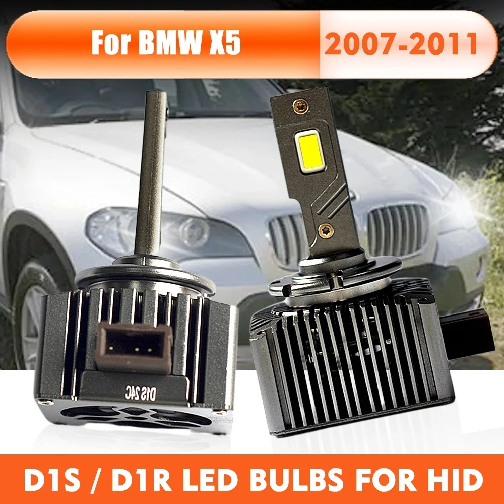 

D1S D1R LED Car Headlights Bulbs 6000K Turbo Lights Auto Lamp Plug&Play HID Conversion Kit For BMW X5 E70 2007-2011 63217217509