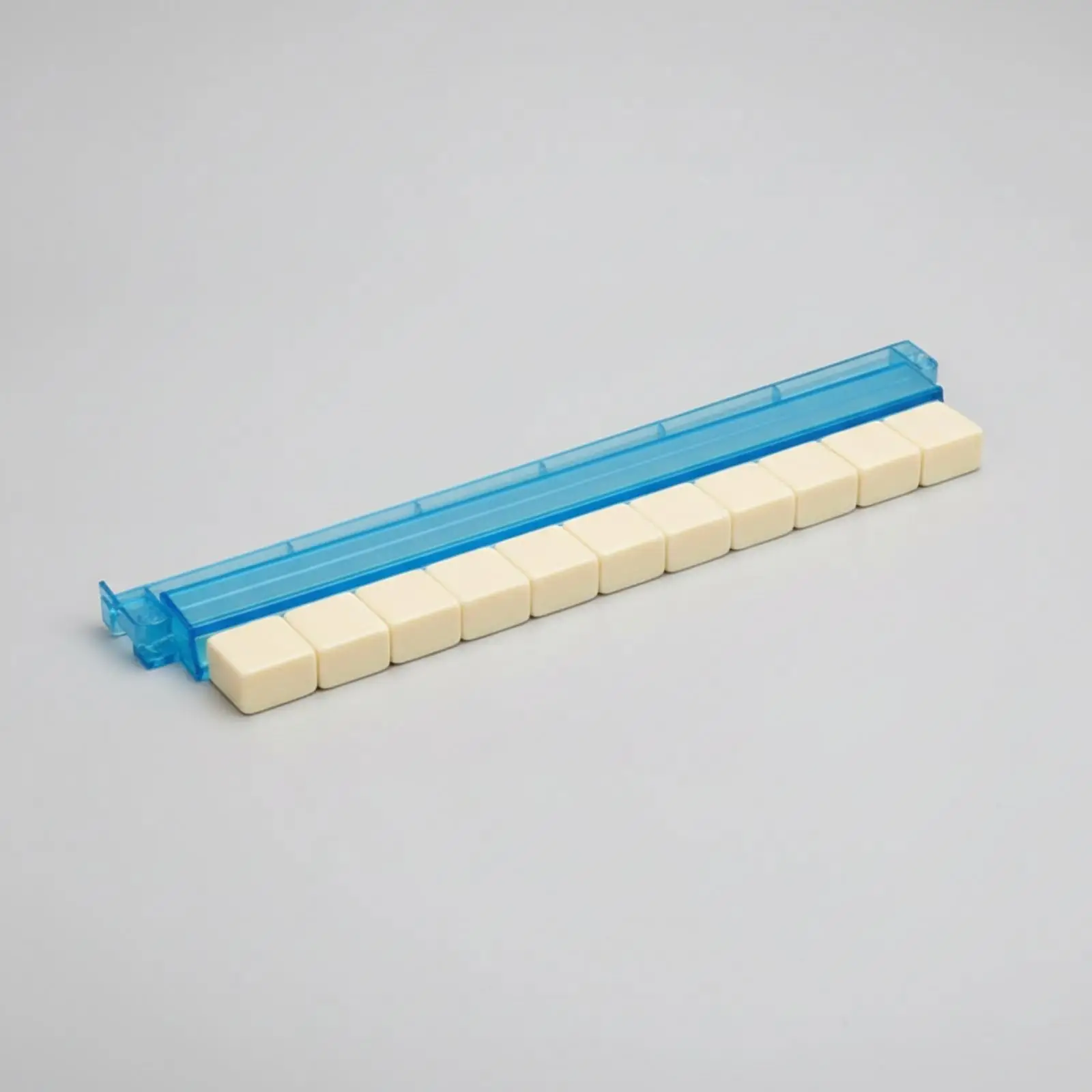 Acrylic Mahjong Tile Rack with Grooved Track Slot Scratch-Resistant Acrylic Mahjong Tile Rack Game Accessory Clear Long-Lasting