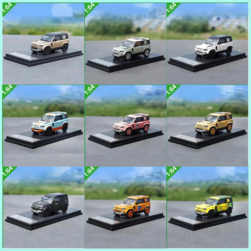 

Литая под давлением модель автомобиля Defender 90 в масштабе 1:64, классический сувенирный подарок для взрослых, статический дисплей