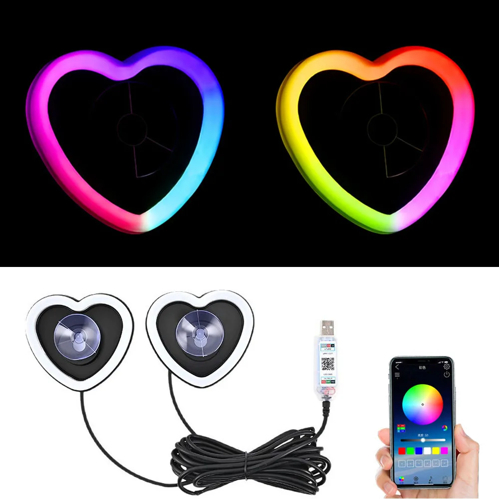 Heart Shaped Rgb Us…