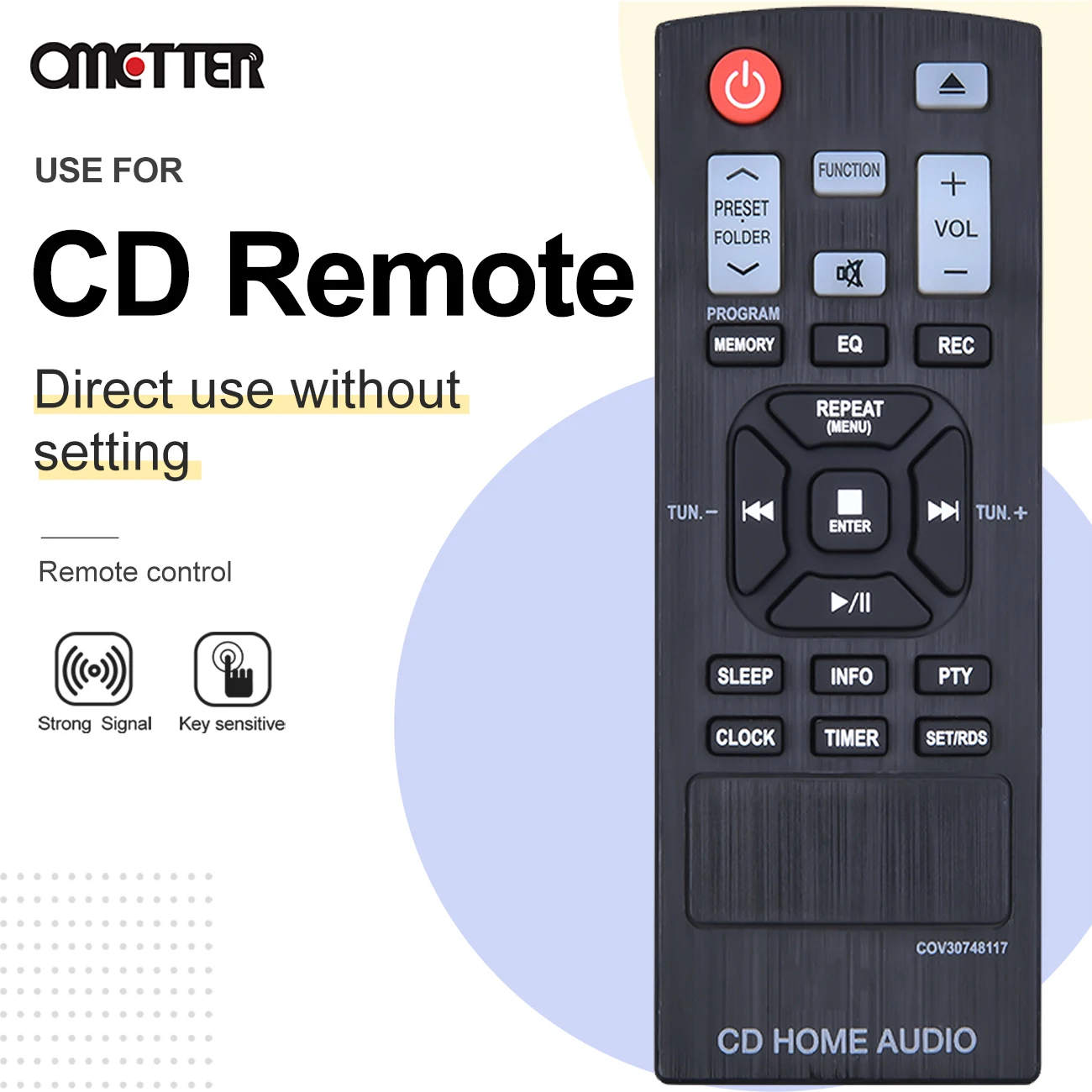 COV30748117 استخدام للتحكم عن بعد CD الرئيسية الصوت التحكم عن بعد fernbedienung