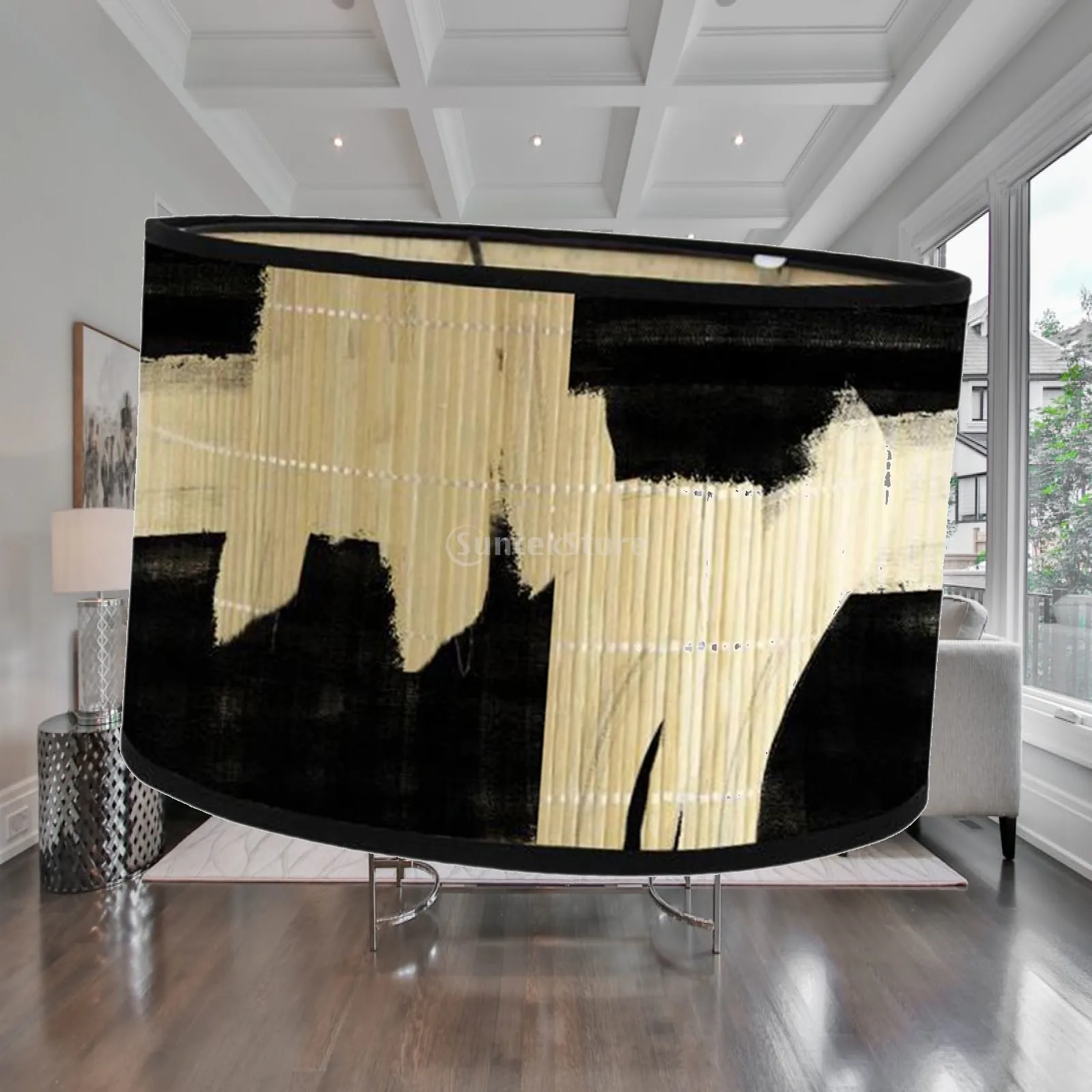 drum-lampshade-classic-lighting-fixtures-cover-hanging-lights-cover-pendant